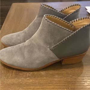 jack Rogers suede and leather boots